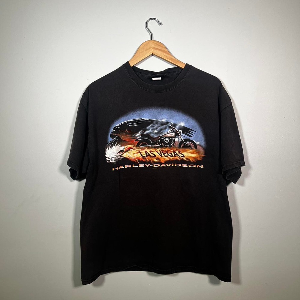 Y2k harley davidson las vegas t shirt